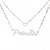 Double Layer Icon Personalized Name Necklace +RM149.00