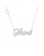 Hanging Icon Personalized Name Necklace