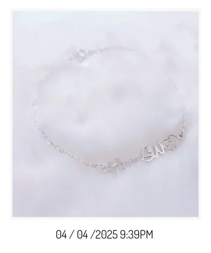 Cartoon Name Anklet