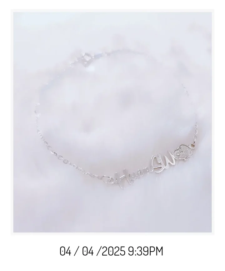 Cartoon Name Anklet